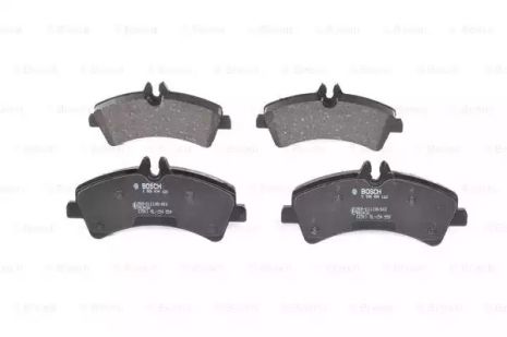 Комплект тормозных колодок, дисковый тормоз MERCEDES-BENZ SPRINTER, VW CRAFTER, BOSCH (0986494122)