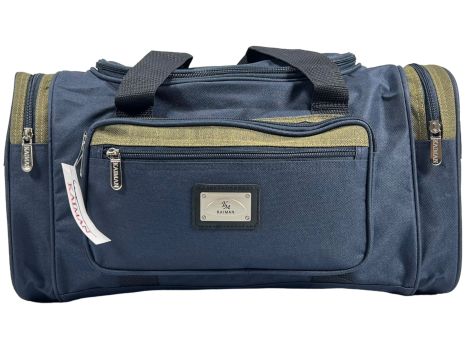 Дорожня сумка Kaiman 45 см на п'ять відділень KM 4501-3 синій із зеленим