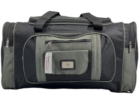 Дорожная сумка Kaiman 60 см на шесть отделений KM6007-2 черно-серый
