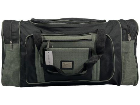Дорожная сумка Kaiman 70 см на шесть отделений KM7007-2 черная с серым