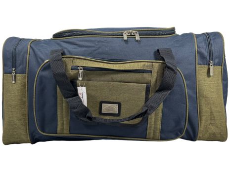 Дорожня сумка Kaiman 70 см на шість відділень KM 7007-3 синя із зеленим