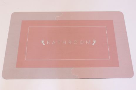 Вологопоглинаючий килимок у ванну 150*120 см на нековзькій основі R30937-150/peach