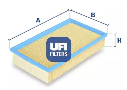 Фильтр воздушный VW GOLF, AUDI QUATTRO, UFI (3094600)