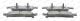 Комплект тормозных колодок, дисковый тормоз MERCEDES-BENZ GLS, JEEP GRAND, FERODO (FDB4403)