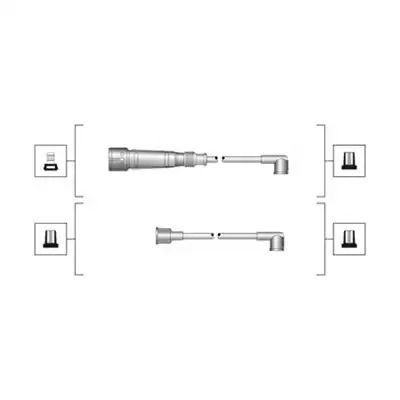 Комплект проводов зажигания DODGE STRATUS, CHRYSLER PT, MAGNETIMARELLI (941319170003)