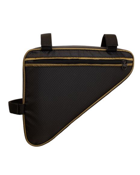 Велосумка Surikat Triangle Bag Ripstop колір: чорно-золотий