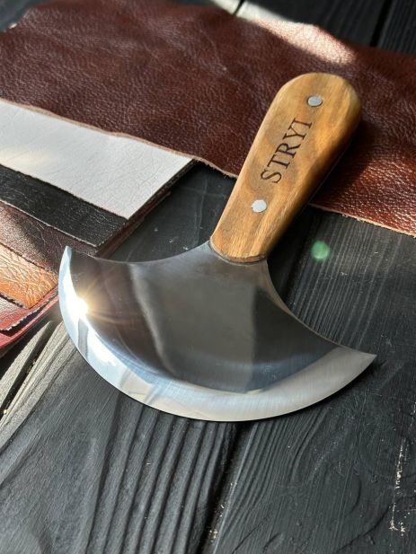 Нож для кожи STRYI Profi шерфовальний 130мм, арт. 181113