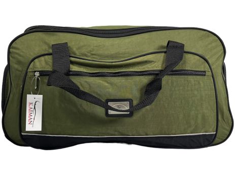 Дорожная сумка Kaiman 60 см на четыре отделения KM4808B-3 зеленая
