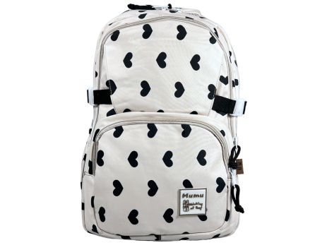 Шкільний рюкзак HELLOMUMU на три відділення FF4511-2 білий