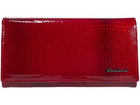 Жіночий гаманець Cardinal з лакованої шкіри C5242-3 червоний
