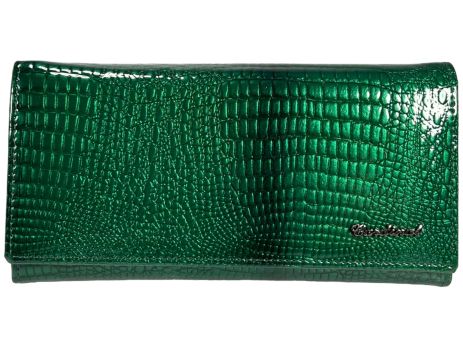 Жіночий гаманець Cardinal із лакованої шкіри C5241-3 зелений