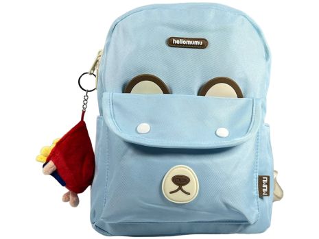 Детский рюкзак HELLOMUMU на два отделения U6680-3 голубой