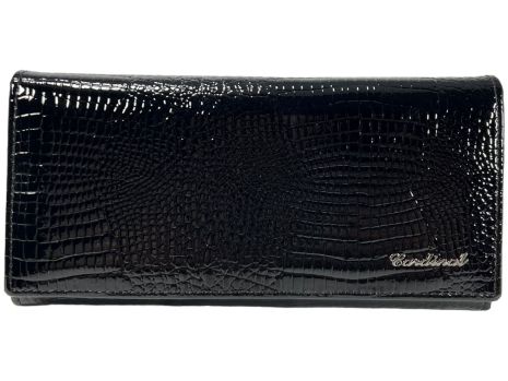 Жіночий гаманець Cardinal з лакованої шкіри C5247-1 чорний