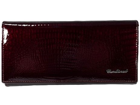 Жіночий гаманець Cardinal із лакованої шкіри C5247-6 бордовий.