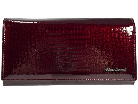 Жіночий гаманець Cardinal з лакованої шкіри C5241-1 бордовий