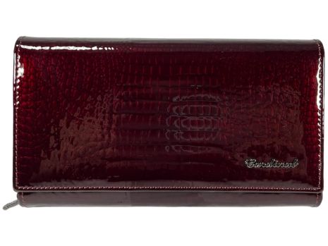 Жіночий гаманець Cardinal з лакованої шкіри C9032-1 бордовий