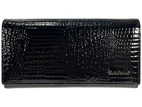 Жіночий гаманець Cardinal з лакованої шкіри C5241-2 чорний