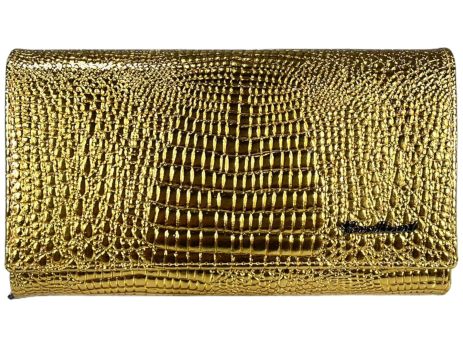 Жіночий гаманець Cardinal з лакованої шкіри C9032-5 золотий