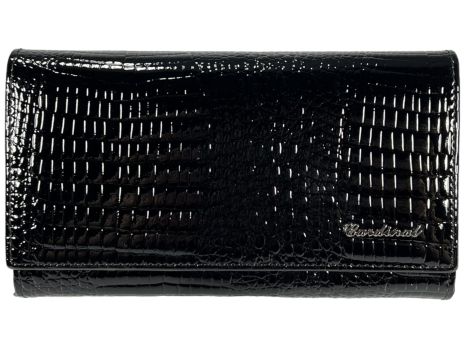 Жіночий гаманець Cardinal з лакованої шкіри C9032-4 чорний