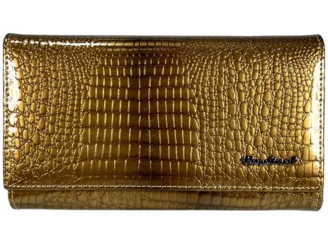 Жіночий гаманець Cardinal з лакованої шкіри C9032-6 золотий