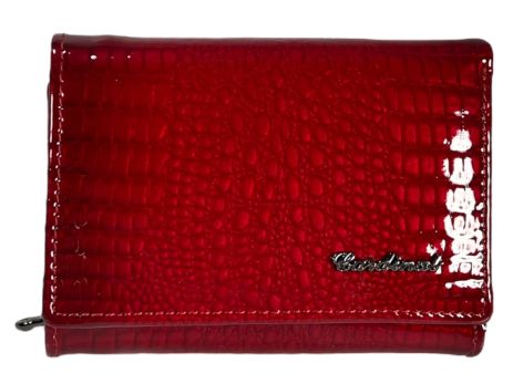 Женский бумажник Cardinal из лакированной кожи C052-2 красный