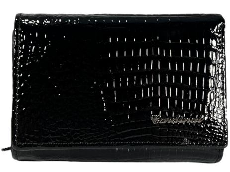 Женский бумажник Cardinal из лакированной кожи C052-3 черный