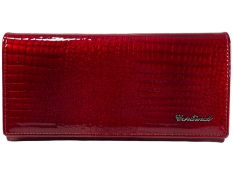 Жіночий гаманець Cardinal з лакованої шкіри C5247-3 червоний