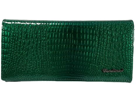 Жіночий гаманець Cardinal з лакованої шкіри C5247-4 зелений
