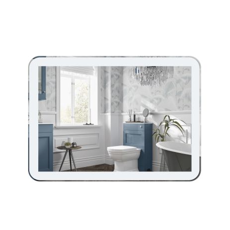 Дзеркало у ванну з підсвіткою Qtap Swan 80х60 см (QT167814146080W)