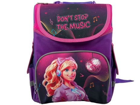 Шкільний рюкзак Space на два відділення 989091 з принтом Barbie.