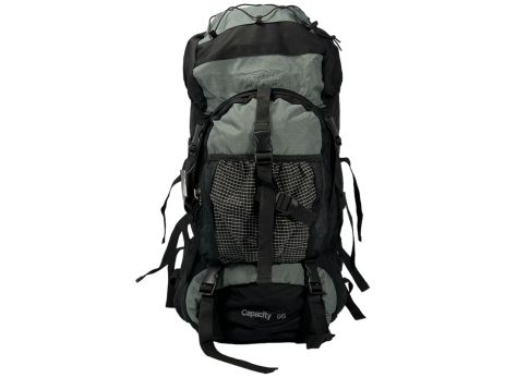 Туристичний рюкзак Kaiman з анатомічною спинкою B45-3 чорний з сірим