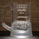 Пивной бокал с гравировкой автомобиля Audi Q3 Ауди - подарок для автолюбителя