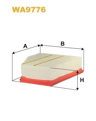 Фільтр повітряний AUDI A1, SEAT IBIZA, WIXFILTRON (WA9776)