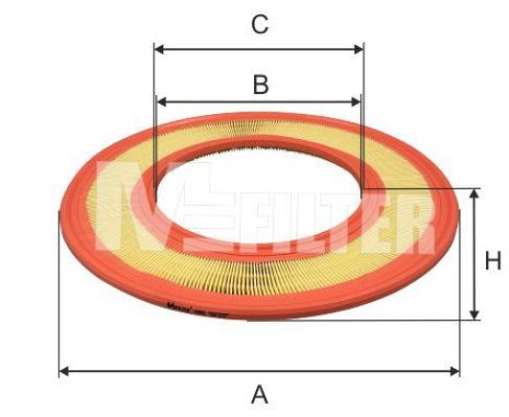 Фильтр воздушный BMW 7, M-FILTER (A382)