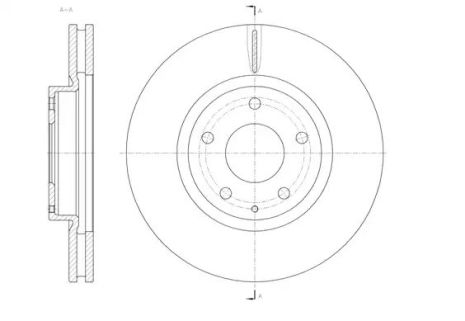 Диск гальмівний MAZDA 6, REMSA (6152010)