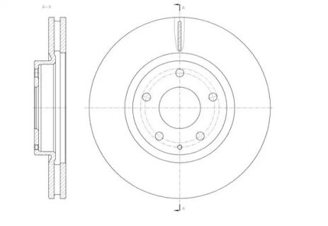 Диск гальмівний MAZDA 6, REMSA (6152010)