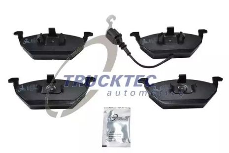 Комплект тормозных колодок, дисковый тормоз SEAT ALTEA, VW BEETLE, TRUCKTEC (0735103)