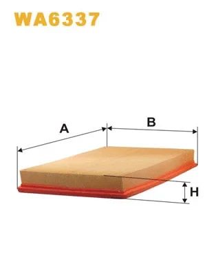 Фильтр воздушный HOLDEN VECTRA, CHEVROLET VECTRA, WIXFILTRON (WA6337)