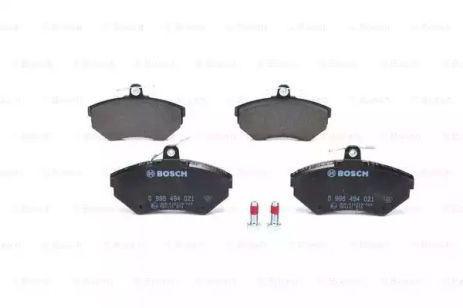 Комплект тормозных колодок, дисковый тормоз VW PASSAT, AUDI A4, BOSCH (0986494021)