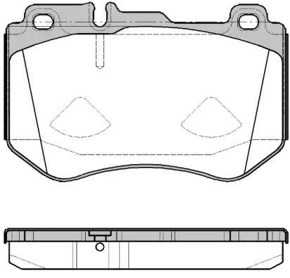 Комплект гальмівних колодок, дискове гальмо MERCEDES-BENZ C-CLASS, WOKING (P1491300)