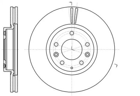 Диск гальмівний BESTURN (FAW), MAZDA 6, REMSA (6123510)