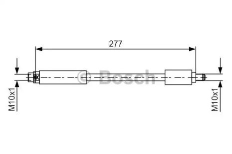 Шланг гальмівний BMW X4, BOSCH (1987481616)
