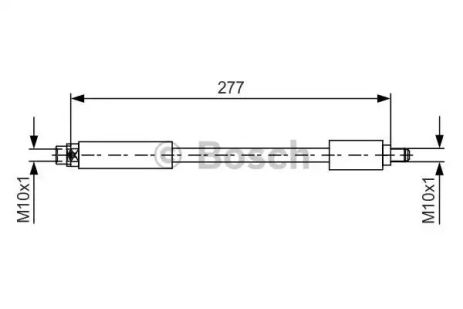 Шланг гальмівний BMW X4, BOSCH (1987481616)