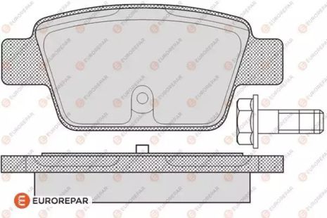 Комплект гальмівних колодок, дискове гальмо LANCIA DELTA, ALFA ROMEO, EUROREPAR (1623064980)