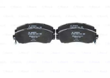 Комплект тормозных колодок, дисковый тормоз HONDA PILOT, BOSCH (0986494308)