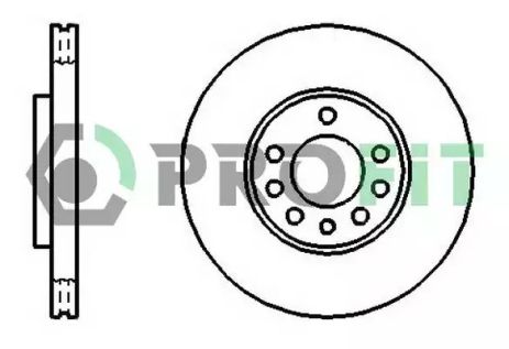 Диск тормозной FIAT CROMA, SAAB 9-3, PROFIT (50101191)