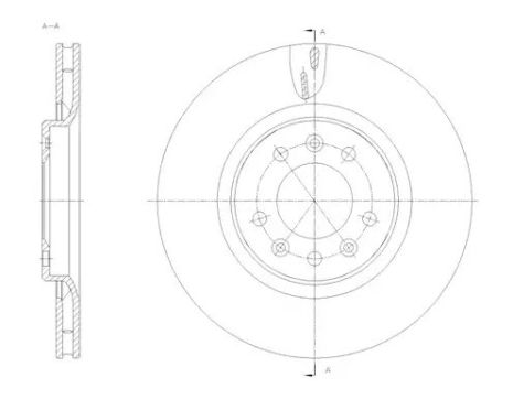 Диск тормозной TOYOTA PROACE, PEUGEOT EXPERT, REMSA (6177610)