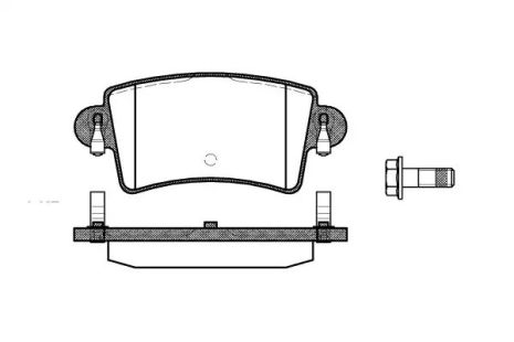 Комплект тормозных колодок, дисковый тормоз NISSAN INTERSTAR, OPEL MOVANO, REMSA (083300)