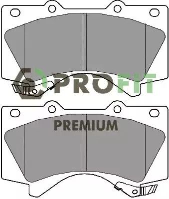 Комплект гальмівних колодок, дискове гальмо LEXUS LX, TOYOTA LAND CRUISER, PROFIT (50054229)