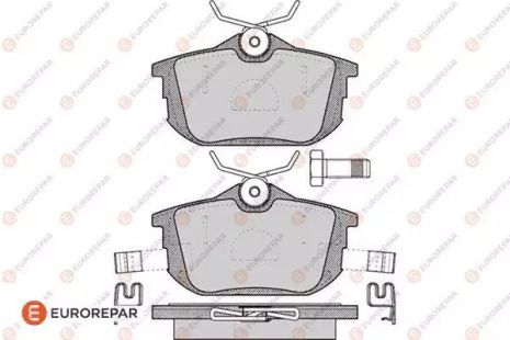 Комплект гальмівних колодок, дискове гальмо SMART FORFOUR, VOLVO V40, EUROREPAR (1617263280)